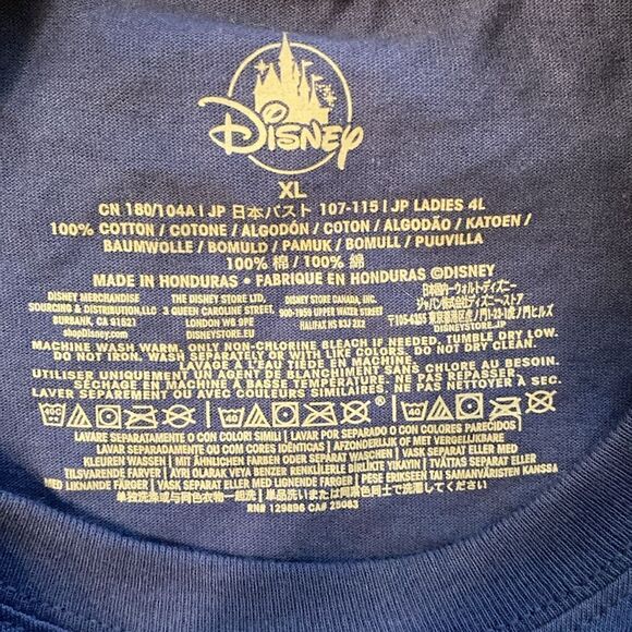 New Disney Rebel Princess Navy T-Shirt Starwars Size XL - Picture 7 of 7
